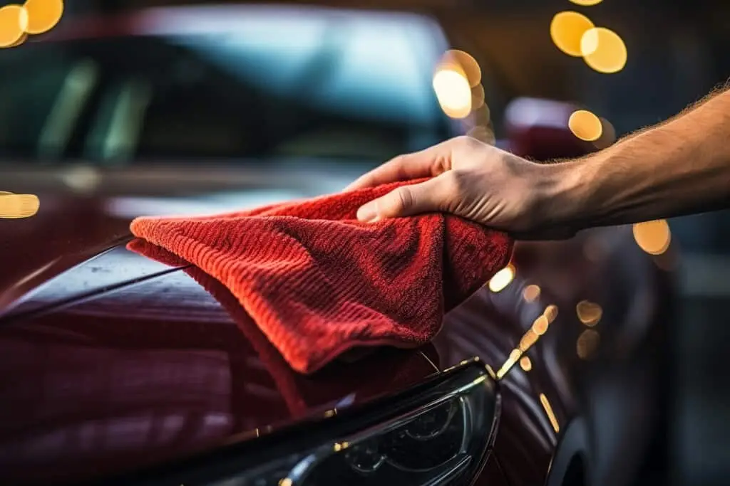 Lavage automobile sans eau avec un microfibre 