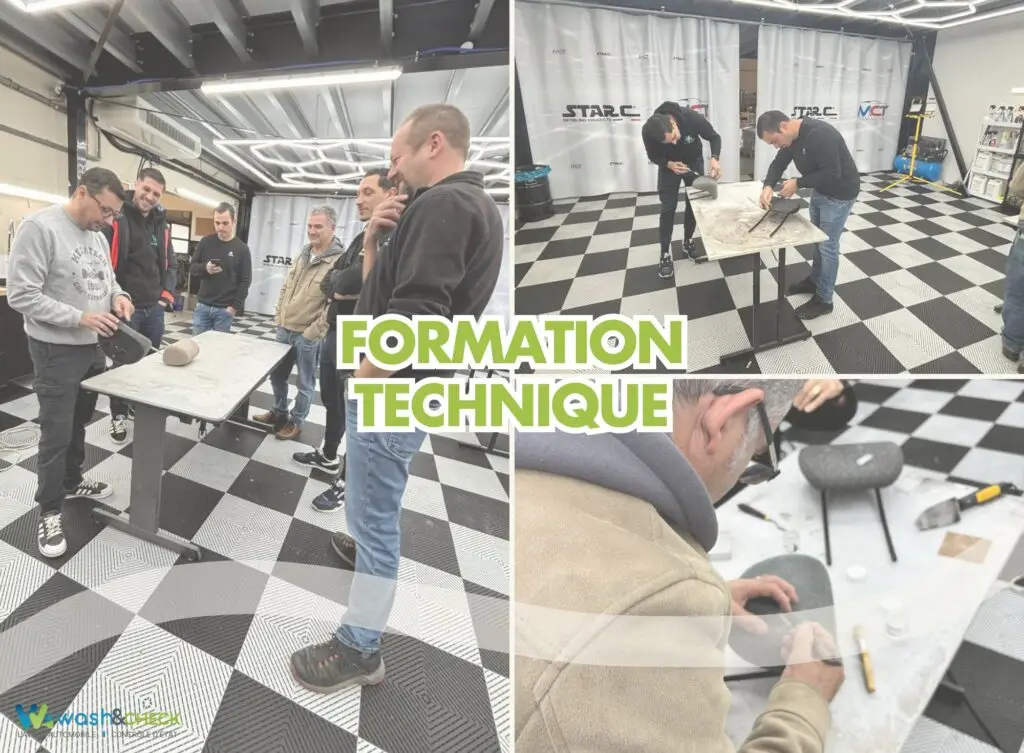 Wash&Check et MCT Formations unissent leurs expertises pour renforcer les compétences techniques des franchisés : tissus, cuirs, plasturgie, optiques et pare-brise.