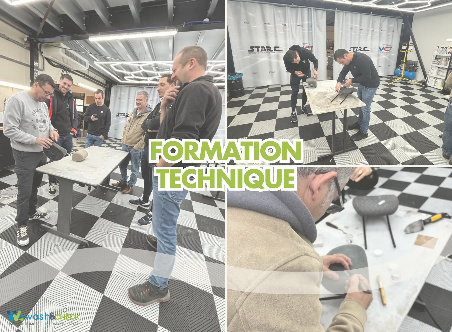 Wash&Check et MCT Formations unissent leurs expertises pour renforcer les compétences techniques des franchisés : tissus, cuirs, plasturgie, optiques et pare-brise.