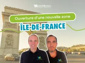 Visuel présentant Clément et Édouard, les nouveaux acteurs Wash&Check en Île-de-France