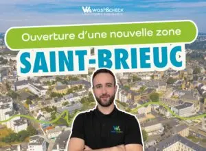 Photo d'Alexandre Garcia, gérant de la nouvelle agence Wash&Check Saint-Brieuc