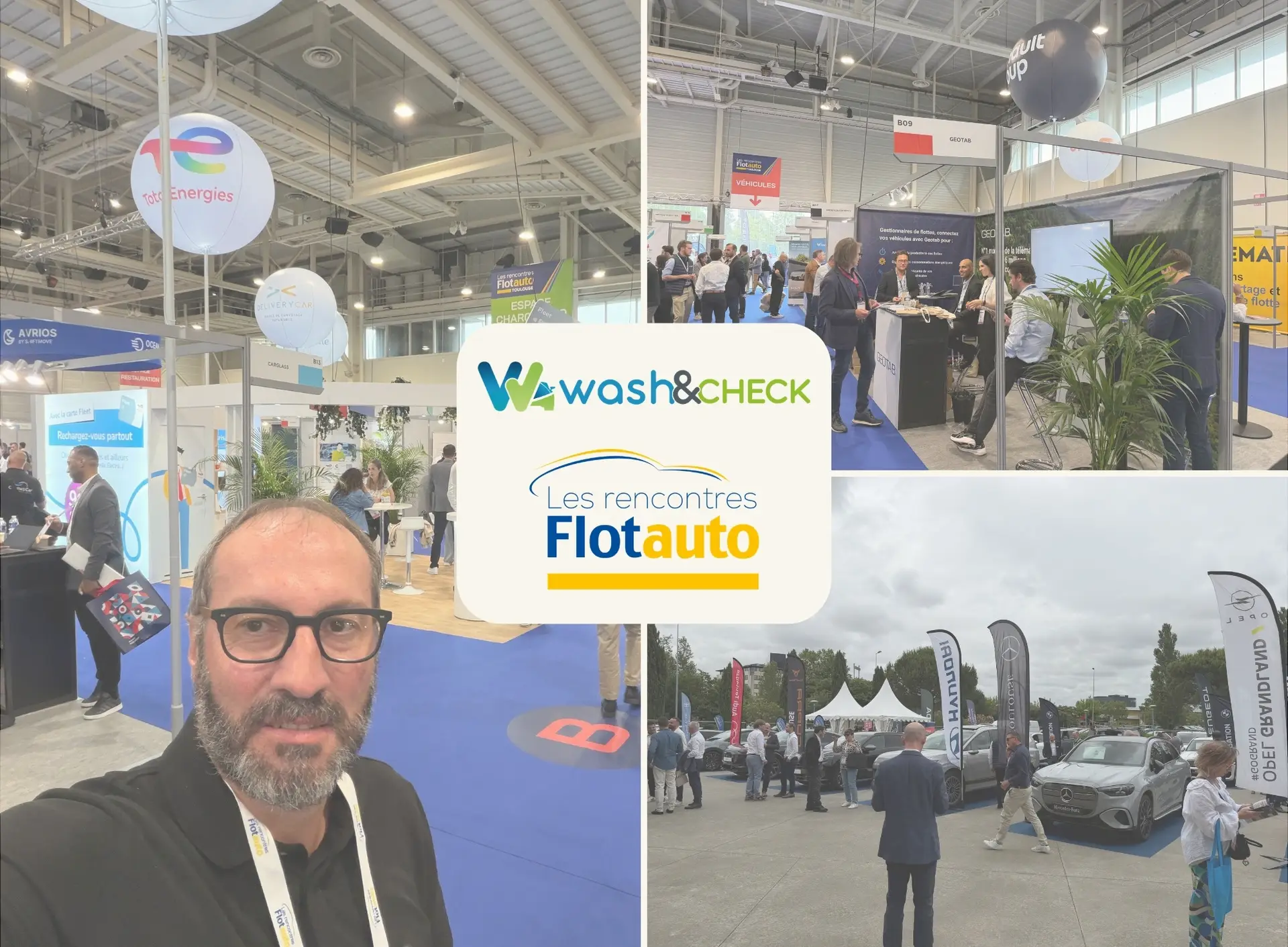 Olivier Renat, Wash&Check France, aux premières Rencontres Flotauto Toulouse 2026 à Diagora Labège